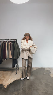 Howell Ekru Blazer Ceket