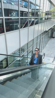 Jessical Çizgili Füme Pantolon