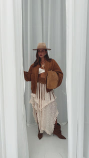 Bandera Camel Unisex Bomber Ceket