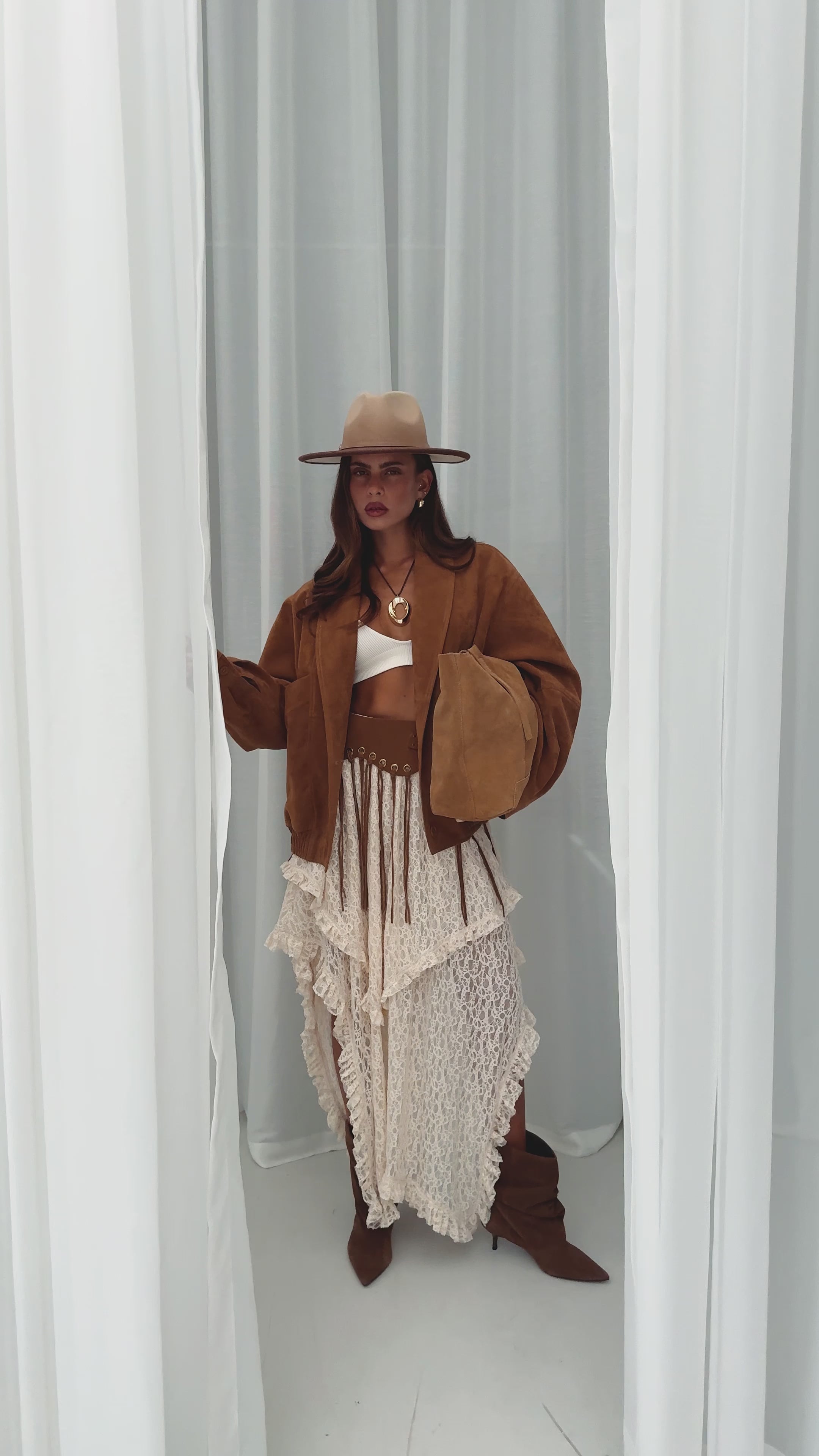 Bandera Camel Unisex Bomber Ceket