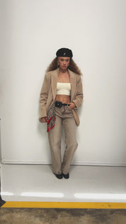 Runa Oversize Bej Blazer