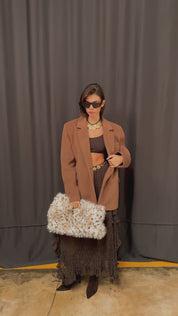 Howell Sütlü Kahve Blazer Ceket